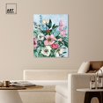 thumbnail image 3 of Tender Canvas Romantic Floral Wall Art by Art Remedy, Gallery Wrapped, 36" x 45", 3 of 7