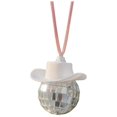 thumbnail image 4 of Disco Ball Cow Boy Hat Car Accessories,Car Interior Accessories,Car Hanging Ornament Accessories-Wh, 4 of 5