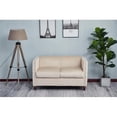 thumbnail image 4 of Home Square 2-Piece Set with Velvet Livingroom Loveseat and Chair in Beige, 4 of 10