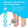thumbnail image 2 of 1 par de mascarillas exfoliantes para pies, pedicura, removedor de piel muerta (leche) Ndcxsfigh Cuidado Belleza, 2 of 9