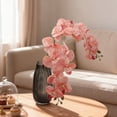 thumbnail image 5 of Realistic 5-Pack Artificial Phalaenopsis Orchid Stems for Elegant Home Decor, 5 of 6