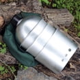 thumbnail image 2 of Utensilios cocina set 3 uds., cantimplora militar aluminio, estufa leña con bolsa para camping, 2 of 5