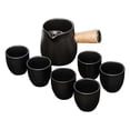 thumbnail image 1 of Tetera de cerámica duradera de 500 ml con colador para cocina de camping. con 6 tazas, 1 of 9