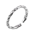 thumbnail image 4 of 925 Silver Open-end Personality Ring Female Simple Cold Style Fashion, 4 of 6