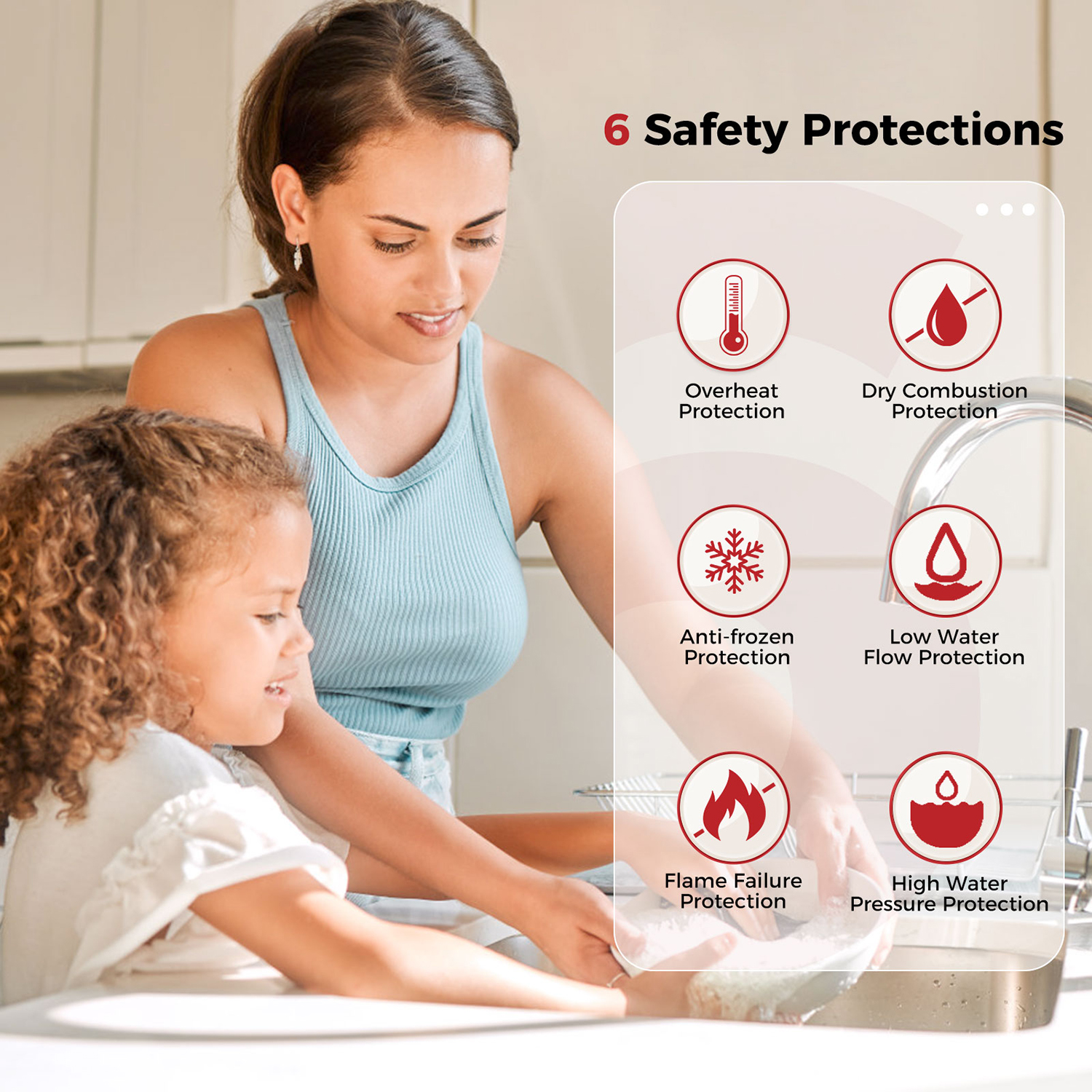 CAMPLUX Climatech 7, 6.86 GPM 170,000 BTU 120V Indoor Propane Tankless Water Heater with LED Display, CSA Certified, CA686WLP