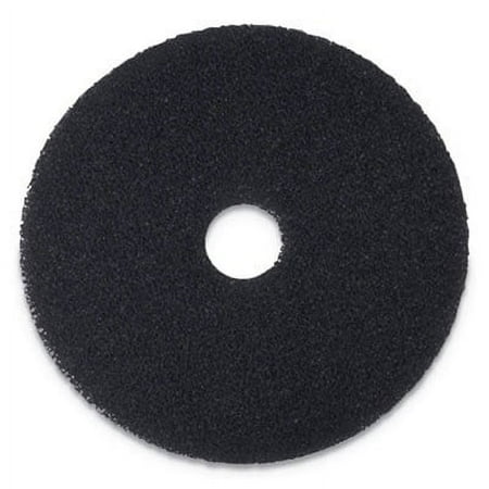 Stripping Floor Pads 20 Diameter Black 4/Carton