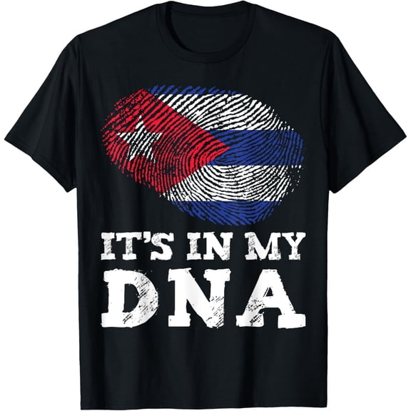 It's In My DNA Cuba Cuban Hispanic Heritage Month Proud T-Shirt