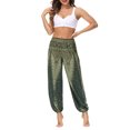 thumbnail image 1 of Txlixc Pantalones de entrenamiento para mujer, estampado digital bohemio, pantalones de yoga sueltos con lado dividido Txlixc Estilo de ocio, 1 of 9