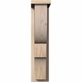 thumbnail image 2 of 5 1/2"W x 12"D x 24"H Ridgewood Smooth Corbel w/Backplate, Douglas Fir, 2 of 9