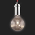 thumbnail image 3 of Globe Electric Edison 1-Light Polished Chrome and Red Plug-In Mini Pendant, 65445, 3 of 5