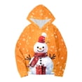 thumbnail image 4 of WELOIJEVBE Christmas Outfits for Girls Hoodies for Teen Girls Children's Long Sleeved Fashion Print Hoodie Top Hoodie Girls Christmas Outfits, 4 of 4
