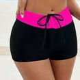 thumbnail image 2 of vigerkar Women's Swim Board Shorts Beach Sporty Swimsuit Bottoms Quick Dry Boy Shorts Hot Pink, S, 2 of 7