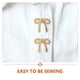 thumbnail image 4 of 10 botones de costura con forma de lazo, botones decorativos para ropa de abrigo, 4 of 7