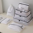 thumbnail image 2 of 7-Piece Travel Packing Cubes Set, Luggage Organizers with Labels, 2 of 6