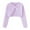 Purple, variant on ameIAEA Girl's Long Sleeve Cropped Cardigan Toddler Kids Button Down Knit Cover Up Jacket Tops