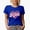 Royal Blue, variant on Distressed Mini, Retro Mother-To-Daughter Themed Mother's or Valentine's Day Gift, Black T-Shirt, XL