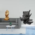thumbnail image 2 of Figura decorativa de león, estatua sujetalibros, escultura de mesa, artesanía en resina, adorno , ideal para el hogar, la oficina, esta, 2 of 8