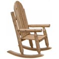thumbnail image 1 of Chaise à Bascule Adirondack en Cèdre Rustique et Naturel, 1 of 1