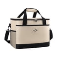 thumbnail image 3 of Bolsa térmica reutilizable para picnic con correas de transporte, de tela Oxford, bolsa refrigeradora para camping, barbacoa, oficina y Caqui, 3 of 8
