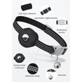thumbnail image 2 of Collier pour Chat avec AirTag de Sécurité Réfléchissant et Clochette Détachable - Support de Traqueur pour Animal en Nylon Léger, Tour de Cou Ajustable 20-33 cm, Boucle de Sécurité Circulaire, 3 Bandes Réfléchissantes pour une Visibilité Nocturne, Sécuritaire, 2 of 7