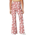 thumbnail image 3 of DISNIMO Pink Halloween Ghost Kids Long Yoga Pants for Girls 13-4 Flare Leggings with Pockets for Girls Flare Leggings Bell Bottoms Kids High Waist Bell Bottoms Flare Leggings Tall, 3 of 7