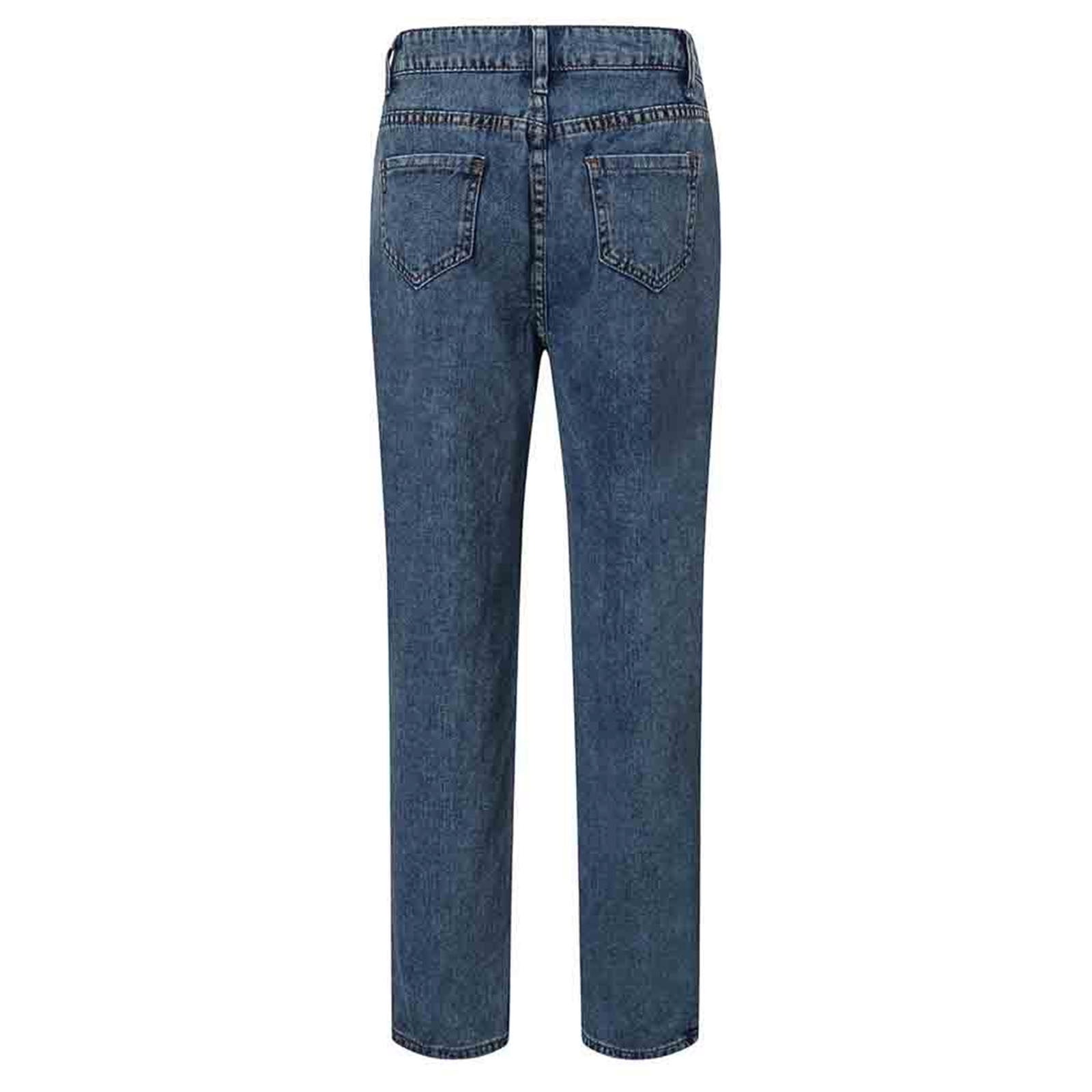 Usmixi Womens Denim Pants Jeans for Women Trendy Slim Fit Button
