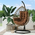 thumbnail image 2 of OAVQHLG3B Swing Egg Chair Cushion Thickened Hanging Basket Seat Cushion Washable Hammock Chair Cushion Outdoor Patio Hanging Chair Cushion Replacement, 2 of 9