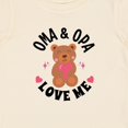 thumbnail image 4 of Inktastic Oma and Opa Love Me Grandchild Bear Girls Baby T-Shirt, 4 of 5