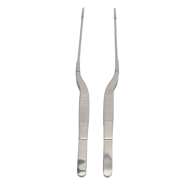Pinzas de acero inoxidable, 2 piezas Pinzas de acero inoxidable Pinzas para audífonos Meticulosamente diseñadas