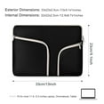 thumbnail image 6 of 11-12in Universal Laptop Sleeve Case Carry Bag for Macbook Air Pro Lenovo Dell, 6 of 8