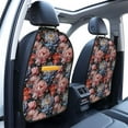 thumbnail image 2 of Goofa Rose Flowers Pattern Car Back Seat Protector for Kids (2 Pack) ,Anti-kick Storage Mat for Car Seats,Shields from Footprints, 2 of 6