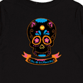 thumbnail image 4 of Inktastic Day Of The Dead Skull BLK Boys or Girls Long Sleeve Toddler T-Shirt, 4 of 5