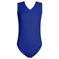 thumbnail image 4 of Kids Swim Dress Dark Blue Girls Swimsuit 1 Piece Sleeveless Rash Guard School Swimming Lessons Summer Girls Swimwear 7-8 Years, 4 of 4