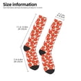 thumbnail image 5 of Daiia Sports Socks Tomatoes Printed Novelty Crew Socks for Men Women Knee High Socks Cotton Socks Soft & Breathable Support Unisex Socks, 5 of 9