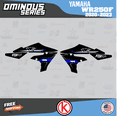 thumbnail image 3 of Kalair GFX Graphics Kit for Yamaha YZ250F (2019-2023) Ominous Series, 3 of 5