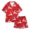 thumbnail image 1 of WEAIXIMIUNG 2024 Children's Shirt And Pants Set Christmas Pyjamas Set With Pockets Christmas Set 8-9 Years, 1 of 6