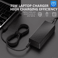 thumbnail image 2 of 75W 19V Power Charger for Toshiba Satellite C50 C55 C75 E45T L50 L55 L55D E45T, 2 of 5