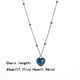 thumbnail image 4 of Collar de regalo con colgante sensible al calor que cambia de color, collar de acero inoxidable en forma de corazón, 4 of 8