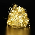 thumbnail image 3 of Cadena de luces LED para exteriores, luces de hadas, luces navideñas, luces de cadena de alambre de cobre impermeables para decoración de bodas y Navidad, 3 of 5