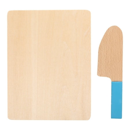 

NUOLUX 1 Set Practical Play House Kitchen Toy Child Cutter Chopping Board Plaything