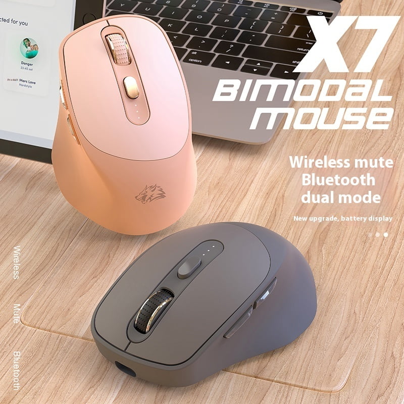 Silent Bluetooth Wireless Mouse For Girls And Women Rechargeable Computer Peripheral Suitable For All Kinds Of Computers Gifts