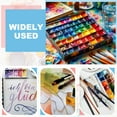 thumbnail image 6 of 24 Wells Mini Paint Tin Box, 2pcs Mini Travel Empty Watercolor Tin Palette Box Portable Metal Paint Storage for Gouache Acrylic Oil Paint, Matte White, 6 of 6