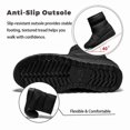 thumbnail image 5 of Knivor Women Front Zip Quilted Winter Snow Boots Fleece Lined Non‑Slip Ankle Boots for Women Cold Weather Daily Outdoor Footwear, 5 of 9