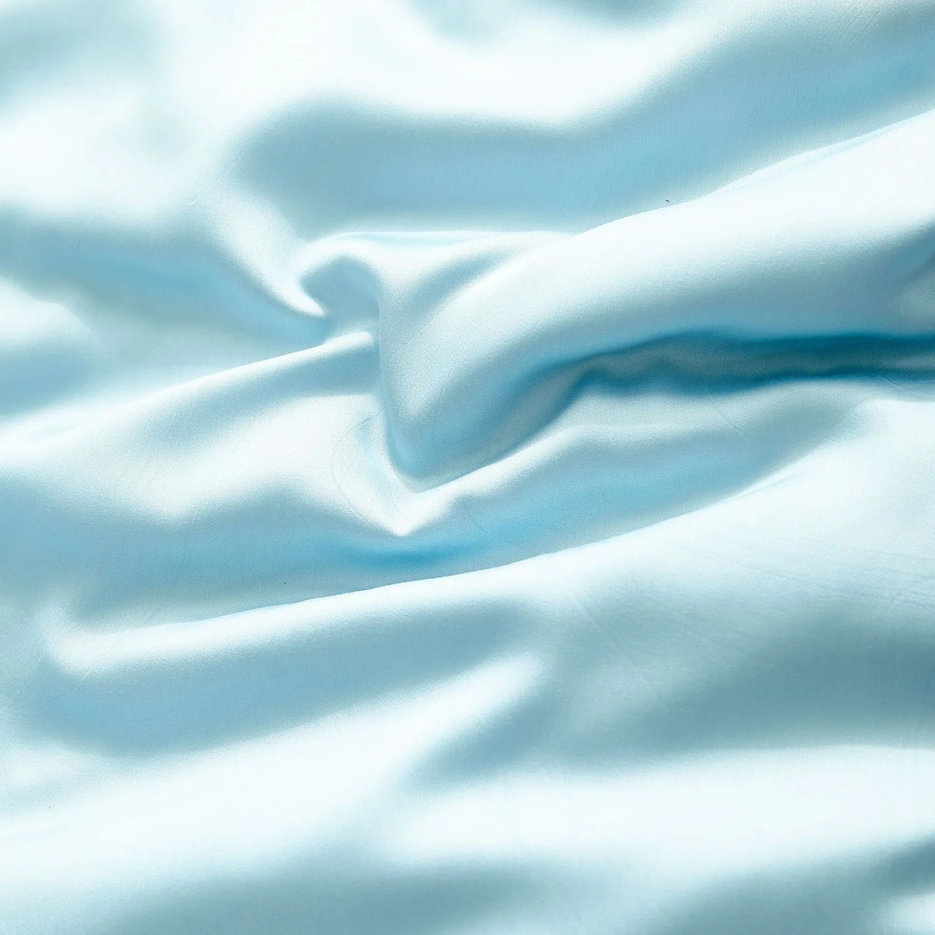 Bamoso 100% Bamboo Sheets - King Size, Cooling, Soft & Breathable, Deep Pockets (Light Blue)