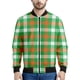 thumbnail image 3 of Chaqueta con cremallera a cuadros con estampado 3D multicolor para hombre, sudadera de gran tamaño, chaquetas de calle para primavera y otoño, abrigos de manga larga, 3 of 5