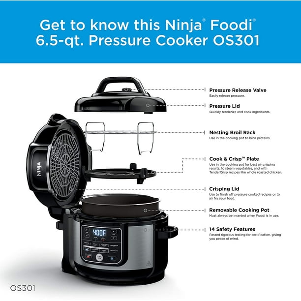Ninja foodi 6.5 online qt pressure cooker