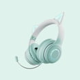thumbnail image 2 of Wireless Bluetooth On-Ear Headphones, ios & Android Compatible, Up to 50 Hours of Battery Life,Green, 2 of 3