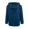 thumbnail image 4 of COOFANDY Men's Packable Rain Jacket Outdoor Waterproof Hooded Lightweight Classic Cycling Raincoat, 4 of 6