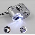 thumbnail image 5 of Meichoon 60X Handheld Magnifying Glass,Mini Microscope with UV Currency Detector Lamp,Pocket Jeweler Magnifier with LED Light for Textile Optical Jewelry Coins Tool, 5 of 5