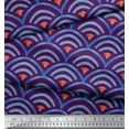 thumbnail image 3 of Soimoi Cotton Cambric Fabric Scales Geometric Print Fabric by the Yard 56 Inch Wide, 3 of 3